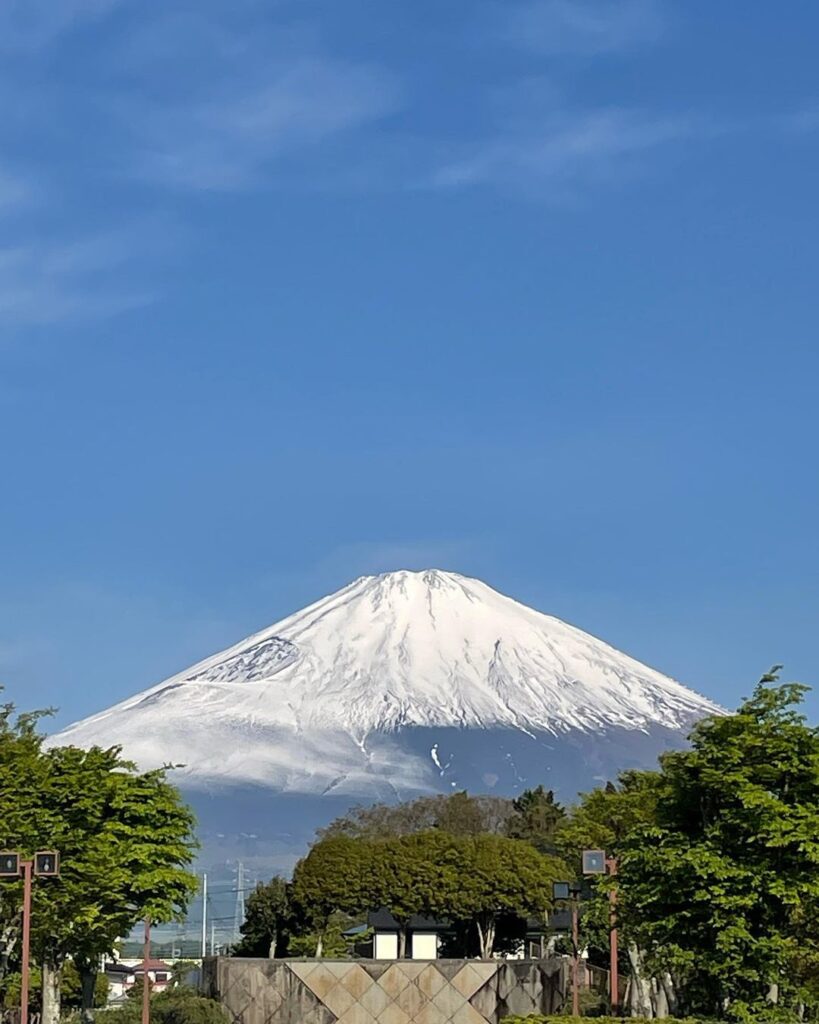 今朝(5/3)の富士山!
